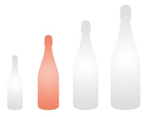 Flaconnage Champagne Rosé
